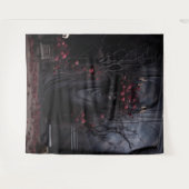 Tenture Moody Gothic Dark Room avec Mauve Rose XLarge (Devant (Horizontal))