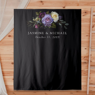 Tenture Moody Gothic Floral Mariage