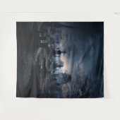 Tenture Moody Gothic Haunted Moonlit Graveyard XLarge (Devant (Horizontal))