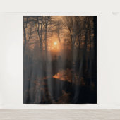 Tenture Moody Gothic Sunset Graveyard XLarge (Devant)