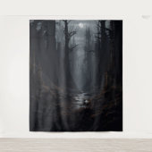 Tenture Moody gothique Forêt foncée XLarge (Devant)