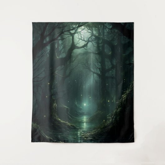Tenture Moody gothique Forêt obscure enchantée (Devant)