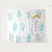 Tenture Moon & Stars personalizado texto Tapestry (Devant (Horizontal))