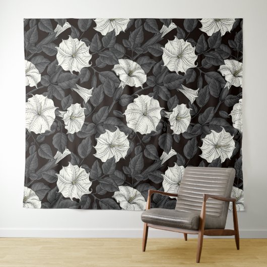 Tenture Moonfleurs (En situation (horizontale))