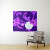 Tenture Moonscape Wish Butflies, violet et violet profond (En situation (horizontale))