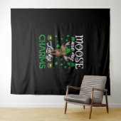 Tenture Moose Are My Lucky Charms Moose St. Patrick's Day (En situation (horizontale))