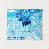 Tenture Moose urbaine (Devant (Horizontal))