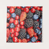 Tenture Mosaïque Arrière - plan Berry-Fresh (Devant (Horizontal))