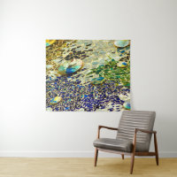 Mosaïque espagnole bleue verte