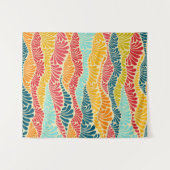 Tenture Mosaïque feuillue (Devant (Horizontal))