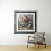 Tenture Mosaïque florissante (En situation)