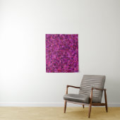 Tenture Mosaïque Rose Violet (En situation)