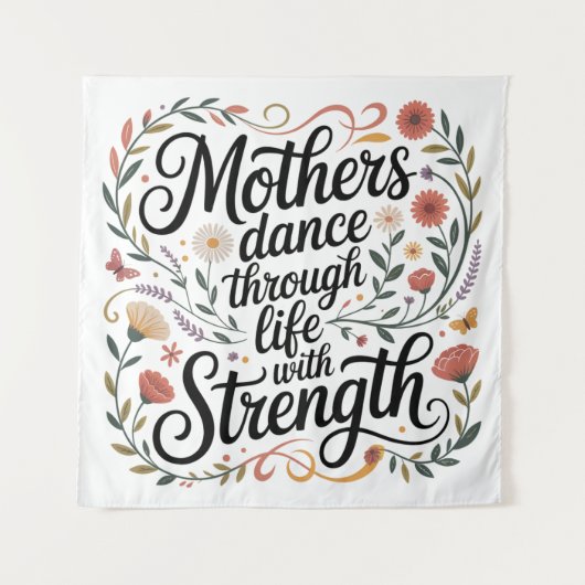Tenture Mothers Dance Through Life With Strength (Devant)