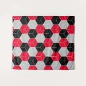 Tenture Motif 3d cubique (Devant (Horizontal))