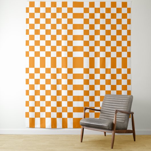 Tenture Motif à carreaux (En situation)