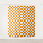 Tenture Motif à carreaux (Devant)