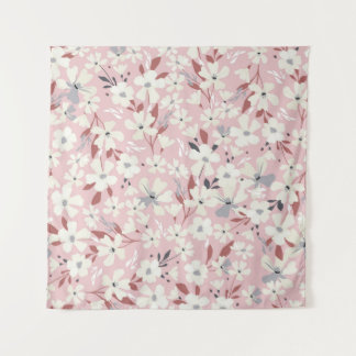 Tenture Motif à fleurs printanières. Arrière - plan floral