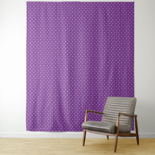 Tenture Motif à pois violet sans couture sur fond