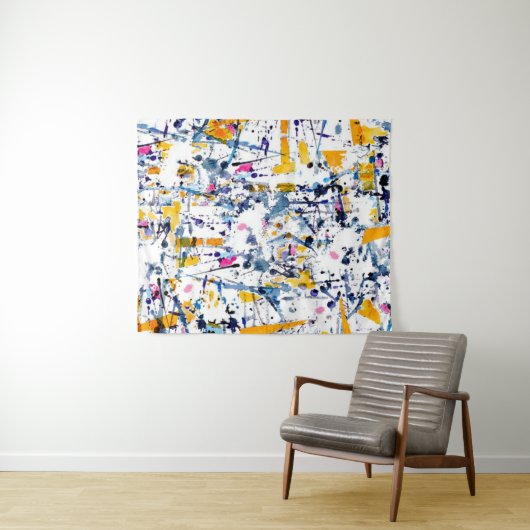 Tenture motif Abstrait (En situation (horizontale))