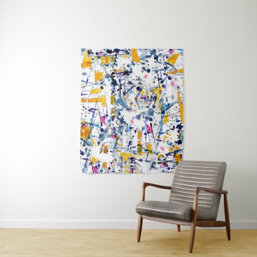 Tenture motif Abstrait (En situation)