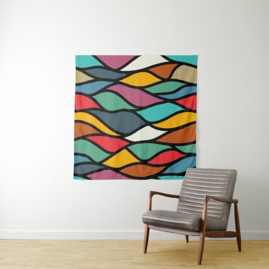 Tenture motif Abstrait (En situation (horizontale))