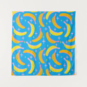 Tenture motif Abstrait à la banane (Devant)