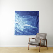 Tenture Motif abstrait aquarelle (En situation (horizontale))