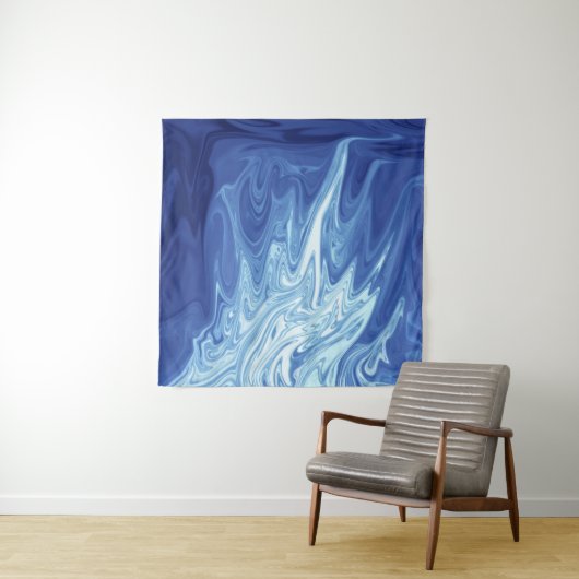 Tenture Motif abstrait aquarelle (En situation)