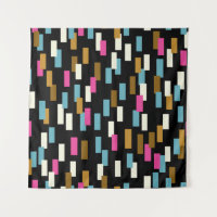 motif Abstrait aux formes géométriques texturées.