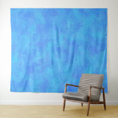 Tenture Motif Abstrait Bleu (En situation (horizontale))