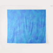 Tenture Motif Abstrait Bleu (Devant (Horizontal))