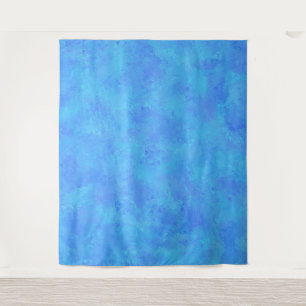 Tenture Motif Abstrait Bleu