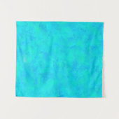 Tenture Motif Abstrait Bleu Turquoise (Devant (Horizontal))