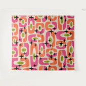 Tenture Motif Abstrait Cosmique Moderne Rétro du Milieu du (Devant (Horizontal))