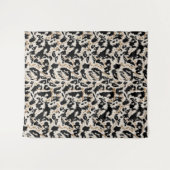 Tenture Motif abstrait de léopard bohème africain (Devant (Horizontal))