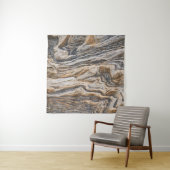 Tenture Motif abstrait en marbre texture (En situation)