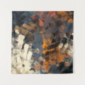 Tenture Motif abstrait fait main. Art moderne (Devant (Horizontal))