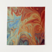 Tenture Motif abstrait fluide (Devant (Horizontal))