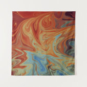 Tenture Motif abstrait fluide (Devant)