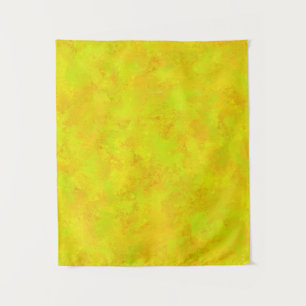 Tenture Motif Abstrait Jaune Orange Vert