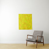 Tenture Motif Abstrait Jaune Orange Vert (En situation)