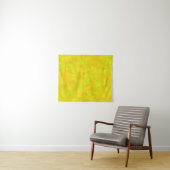 Tenture Motif Abstrait Jaune Orange Vert (En situation (horizontale))