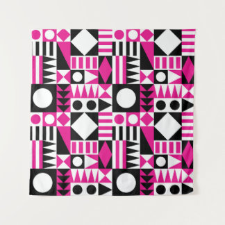 Tenture Motif abstrait moderne du milieu du siècle.