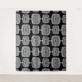 Tenture Motif Abstrait moderne du milieu du siècle (Devant)
