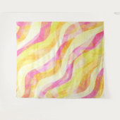 Tenture Motif Abstrait Ondulé Vibrant (Devant (Horizontal))