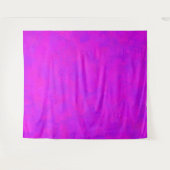Tenture Motif Abstrait Rose Violet (Devant (Horizontal))