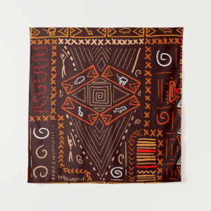 Tenture Motif africain de l'art aborigène