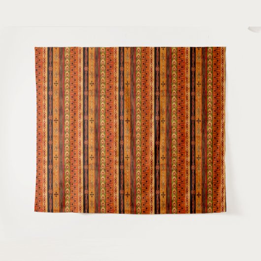 Tenture motif africain rayé. (Devant (Horizontal))