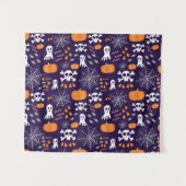 Tenture Motif amusant d'Halloween (Devant (Horizontal))