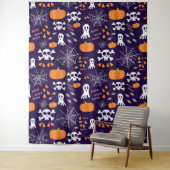 Tenture Motif amusant d'Halloween (En situation)